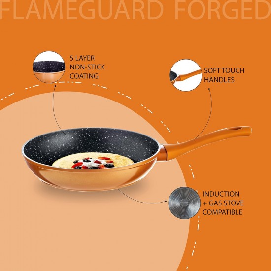 Nouvetta Flame Guard Forged Fry PAN 26 CM -Copper