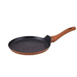 Nouvetta Flame Guard Forged Non-Stick Tawa with 2-Way Non-Stick Coating, 28cm (Induction and Gas Stove Compatible), Copper