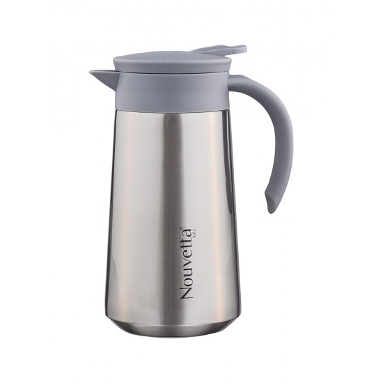 Nouvetta Amaze Hot and Cold Stainless Steel Teapot, Vaccum Insulated Kettle, 1000 ml, Steel