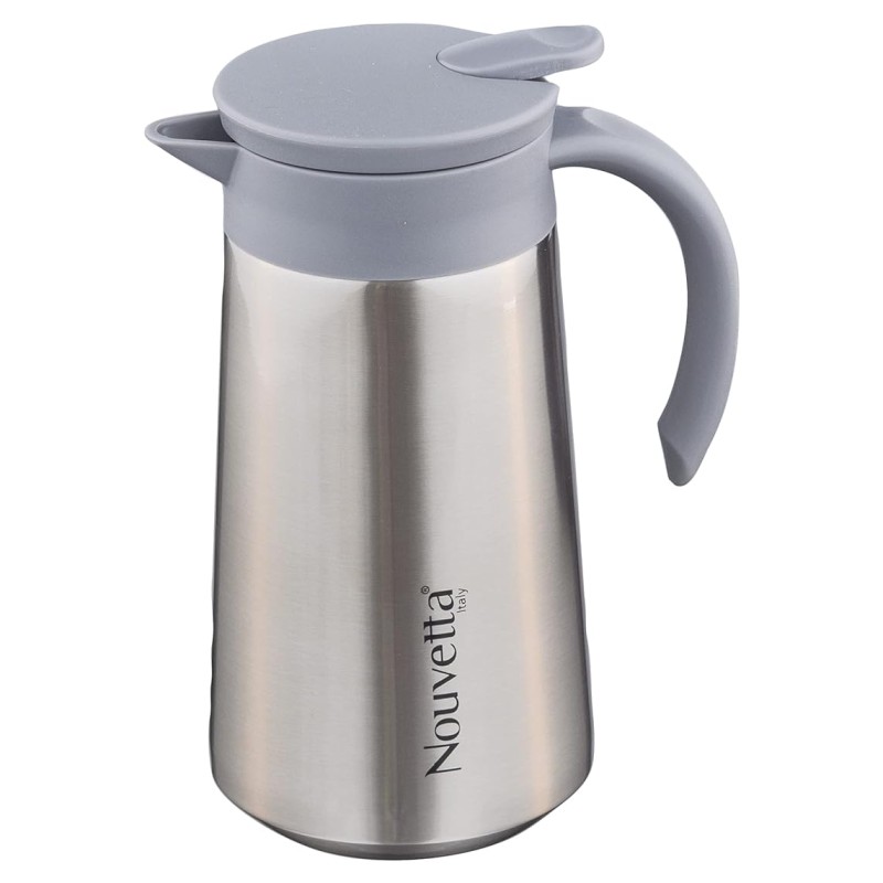 Nouvetta Amaze Hot and Cold Stainless Steel Teapot, Vaccum Insulated Kettle, 1000 ml, Steel