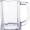 SOOGO (Pack of 6) MUNICH BEER MUG SET OF 6 PC 335ML - WITH GIFT BOX Glass Set Beer Mug  (335 ml, Glass, White)