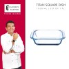 Sanjeev Kapoor Titan 1PC Square Dish 1000ML