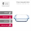 Sanjeev Kapoor Titan 1PC Square Dish 1000ML