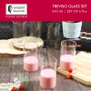 Sanjeev Kapoor Treviso Borosilicate Glass Set of 6 pcs, 330ml, Transparent, Glasses for- Water, Juice, Cold Drinks, Mojito, Perfect for Home, Restaurants and Parties
