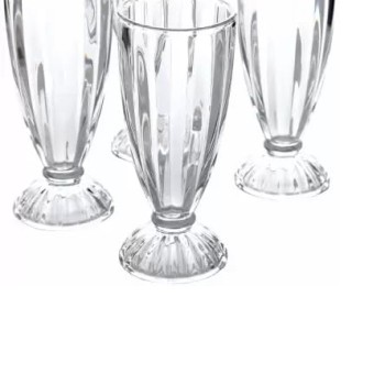 Cold Coffee Glasses | Set of 6 | Falooda Glasses | Shakes Glasses | Pack of 6 |