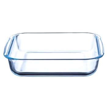Sanjeev Kapoor Taffy Borosilicate,Glass,Square Serving,Backing Dish 1600ML