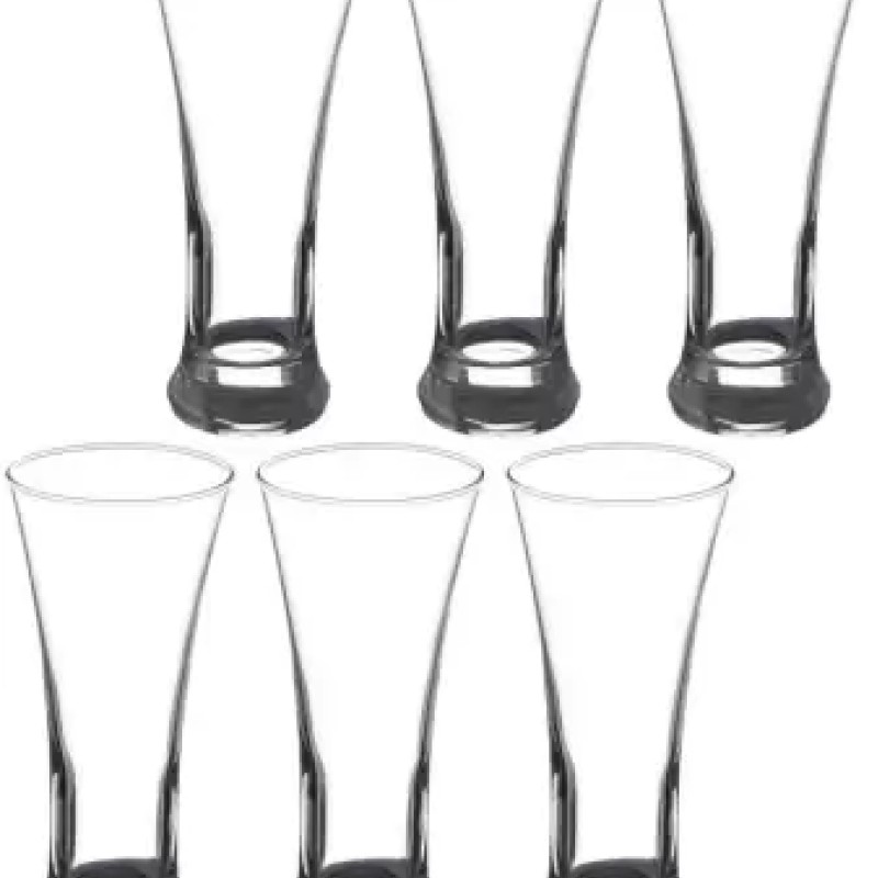 Sanjeev Kapoor (Pack of 6) SKB1375 Glass Set Water/Juice Glass  (350 ml, Glass, Clear)