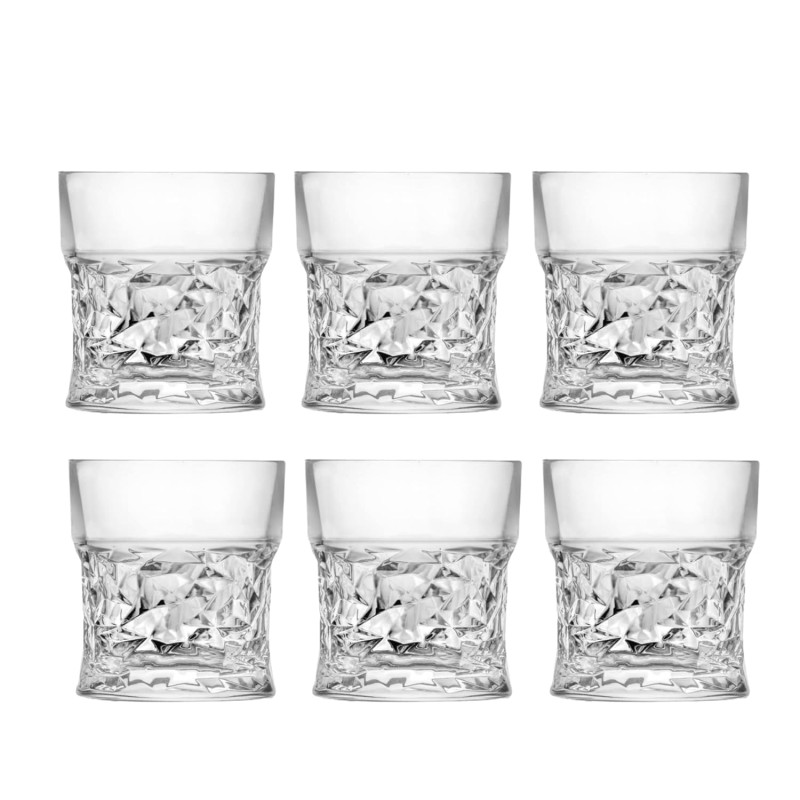 Sanjeev Kapoor Morocco Whisky Glass Set of 6 Pcs - 330ml