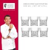 Sanjeev Kapoor Morocco Whisky Glass Set of 6 Pcs - 330ml