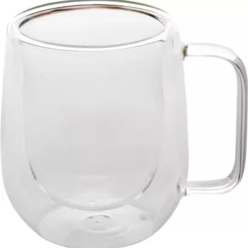 Sanjeev Kapoor (Pack of 2) SKB1505 Glass Set Hot Beverage Glass  (300 ml, Glass, White)