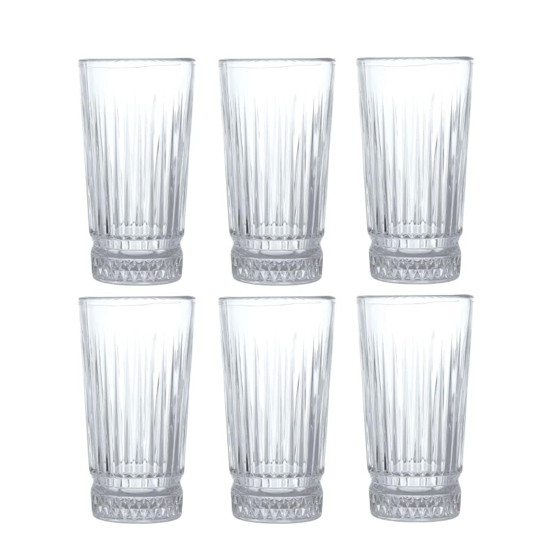 Sanjeev Kapoor Dubai Water Glass Set of 6 Pcs - 290ml
