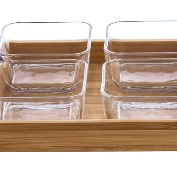 Sanjeev Kapoor Bahamas Bowl and Tray Set of 5pcs 270ml
