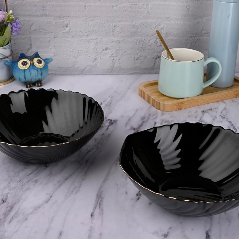 Sanjeev Kapoor | 2Pcs | Black Bowl Set