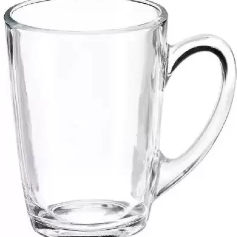 sanjeev kapoo MONETA MUG SET SKB 1719 Glass Coffee Mug  (200 ml, Pack of 6)