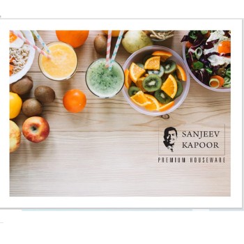 Sanjeev Kapoor Mexico Beer Tumbler, 350 ml, Set of 6, Transparent, Standard (SKB1745M-1)