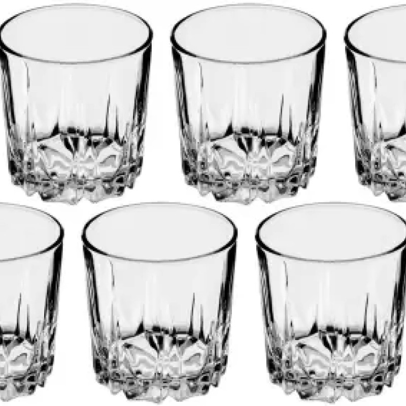 Sanjeev Kapoor (Pack of 6) SKB18265 Glass Set Whisky Glass  (300 ml, Glass, White)