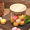 Delight Borosilicate Airtight Lid Glass Jar with Wooden Lid Jar Storage Container 750ml Delight Borosilicate Airtight Lid Glass Jar with Wooden Lid Jar Storage Container 750ml