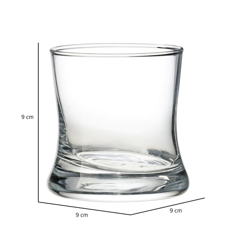 Sanjeev Kapoor Romania 350 ml Whisky Glass Set of 6 Sanjeev Kapoor Romania 350 ml Whisky Glass Set of 6