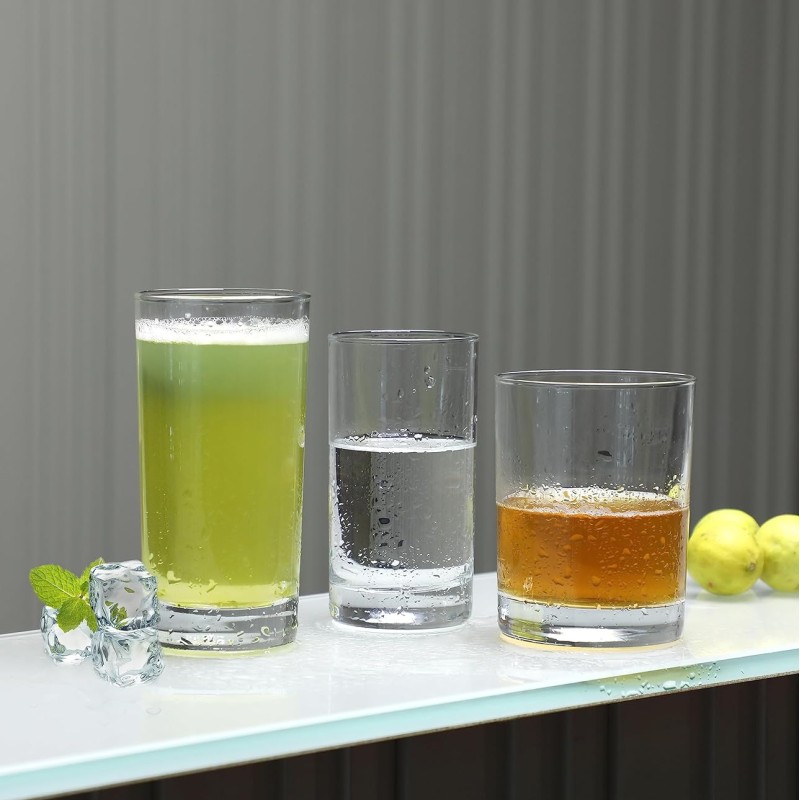 Sanjeev Kapoor | Mexico | 6 Pcs Whisky Glass | 385mlSanjeev Kapoor | Mexico | 6 Pcs Whisky Glass | 385ml