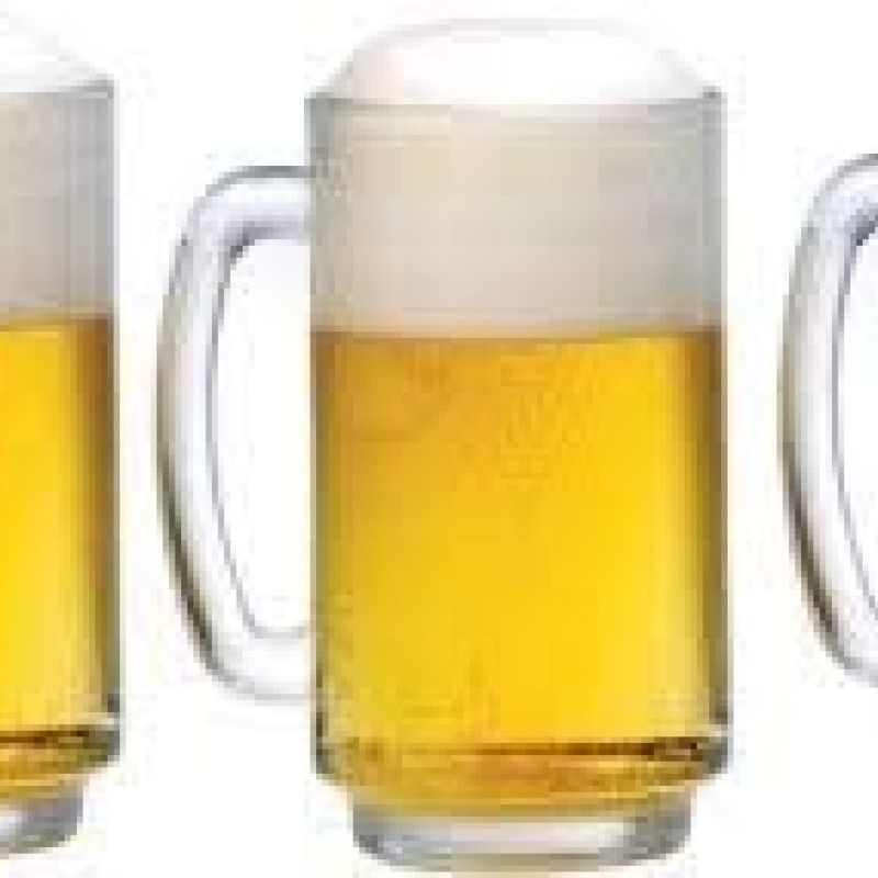 SANJEEV KAPOOR Playboy Beer Mug 6 PCS Set 340ML Each