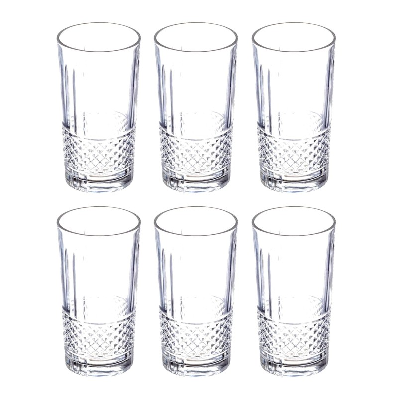 Sanjeev Kapoor Lisbon Water Glass Set of 6 Pc 260 ml