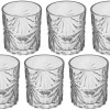 SOOGO (Pack of 6) OASIS WHISKY GLASS SET OF 6 PC 320 ML - WITH GIFT BOX Glass Set Whisky Glass  (320 ml, Glass, White)