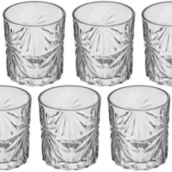 SOOGO (Pack of 6) OASIS WHISKY GLASS SET OF 6 PC 320 ML - WITH GIFT BOX Glass Set Whisky Glass (320 ml, Glass, White) SOOGO (Pack of 6) OASIS WHISKY GLASS SET OF 6 PC 320 ML - WITH GIFT BOX Glass Set Whisky Glass (320 ml, Glass, White)