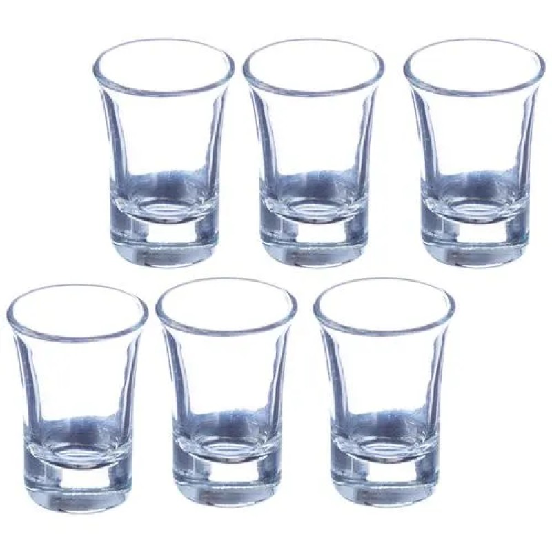 Soogo Shot Glasses - Vogue, Transparent, 60 ml (Set of 6)