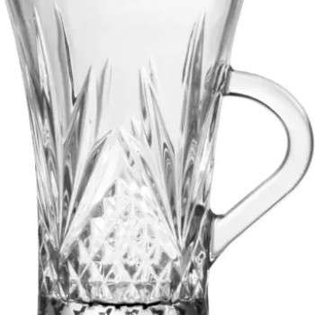 SOOGO (Pack of 6) Cane Juice Mug Set of 6 Pcs 160ML - WITH GIFT BOX Glass Set Hot Beverage Glass (160 ml, Glass, White) SOOGO (Pack of 6) Cane Juice Mug Set of 6 Pcs 160ML - WITH GIFT BOX Glass Set Hot Beverage Glass (160 ml, Glass, White)