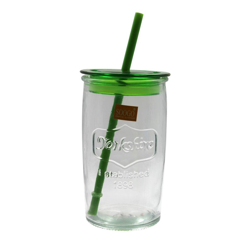 Soogo Cherry Mason Glass Jar, Transparent Soogo Cherry Mason Glass Jar, Transparent