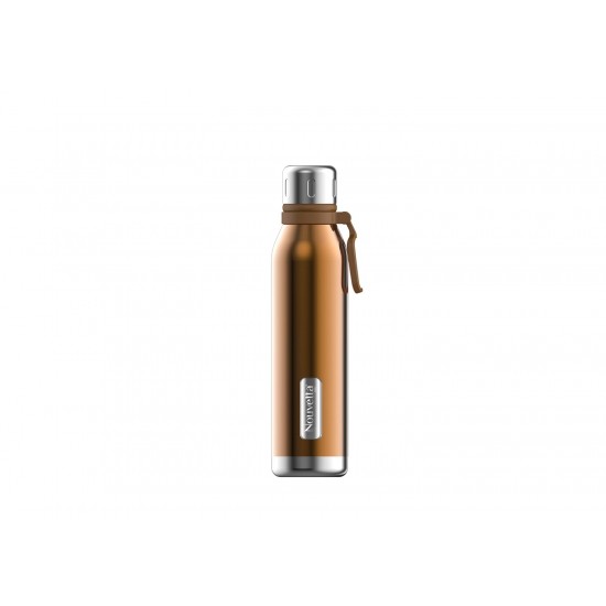 Nouvetta Spice Double Wall Stainless Steel Flask Bottle, 750 ml- Copper