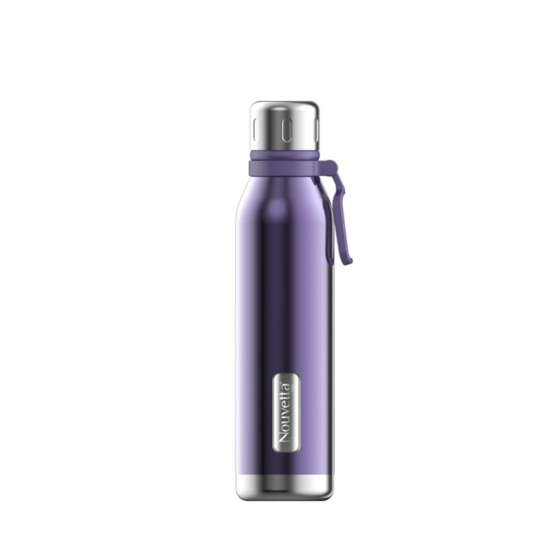Nouvetta Spice Double Wall Stainless Steel Flask Bottle, 750 ml-Purple Nouvetta Spice Double Wall Stainless Steel Flask Bottle, 750 ml-Purple