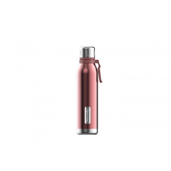 Nouvetta Spice Double Wall Stainless Steel Flask Bottle, 750 ml- Rose Gold