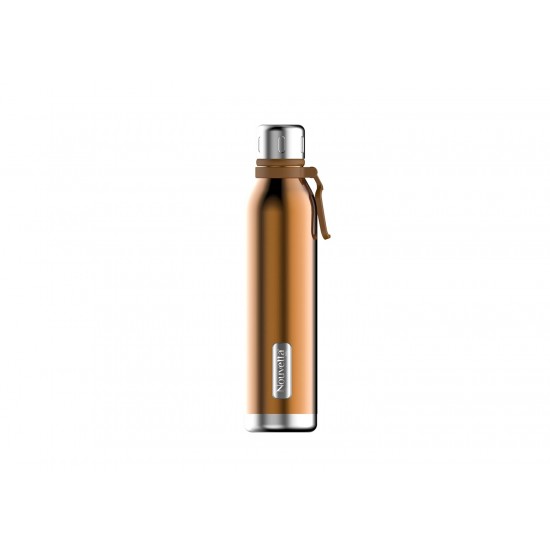 Nouvetta Spice Double Wall Stainless Steel Flask Bottle, 1000 ml- Copper