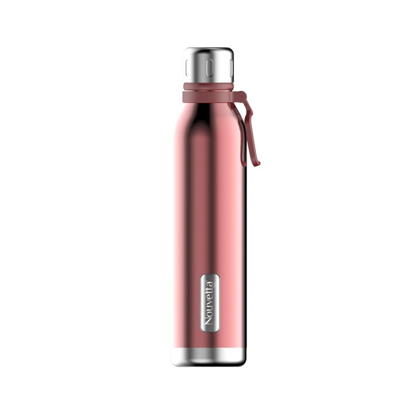 Nouvetta Spice Double Wall Stainless Steel Flask Bottle, 1000 ml- Rose Gold Nouvetta Spice Double Wall Stainless Steel Flask Bottle, 1000 ml- Rose Gold