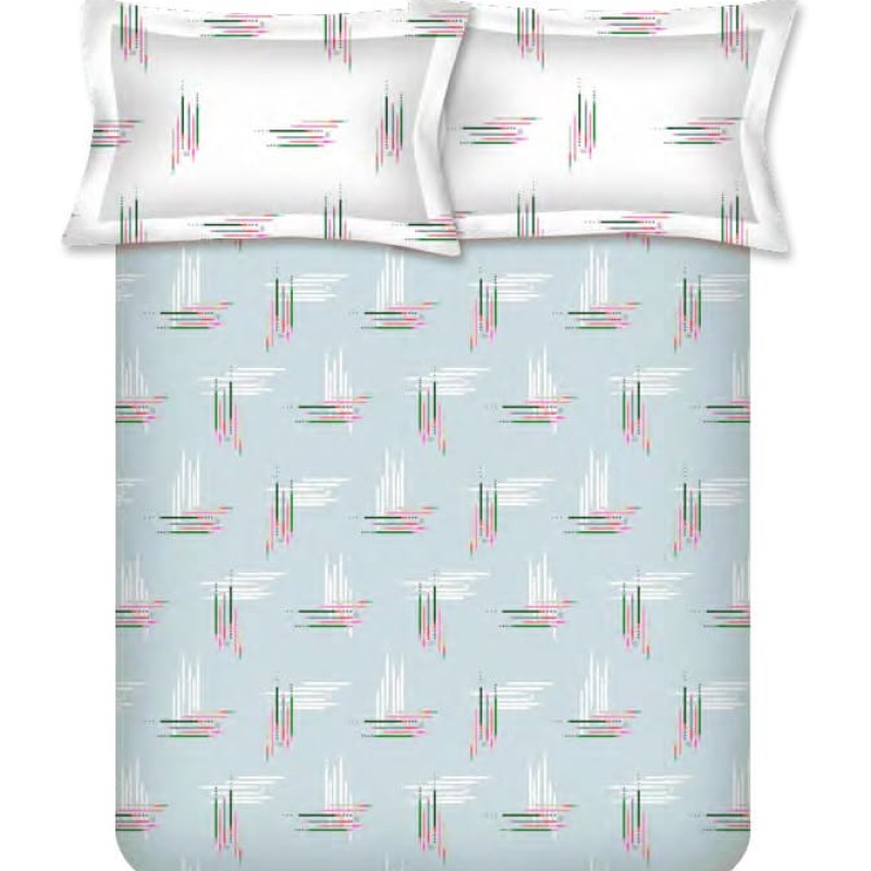 Raymond Home Vision 144 TC King Size Bedsheet with 2 Pillow Covers Raymond Home Vision 144 TC King Size Bedsheet with 2 Pillow Covers