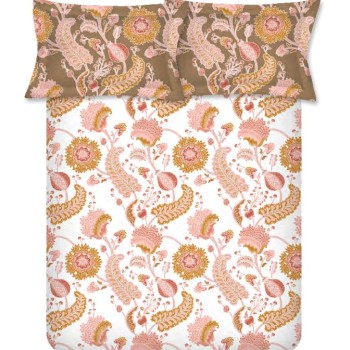 Raymond Home Vision 144 TC King Size Bedsheet with 2 Pillow Covers