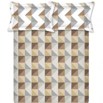 Raymond Home Vision 144 TC King Size Bedsheet with 2 Pillow Covers