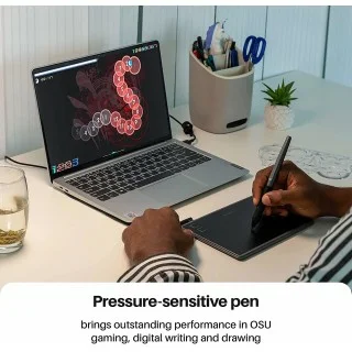 Huion H430P OSU Graphics Drawing Tablet with Battery-Free Stylus