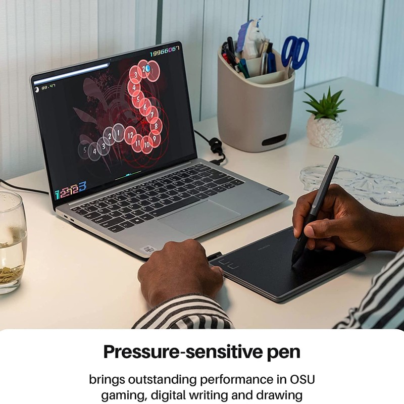 Huion H430P OSU Graphics Drawing Tablet with Battery-Free Stylus 4.8x3 inch Working Area 4 Press Keys Support Huion H430P OSU Graphics Drawing Tablet with Battery-Free Stylus 4.8x3 inch Working Area 4 Press Keys Support