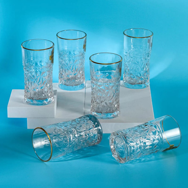 Yamasin Morocco 290 ml Water Glass Set of 6