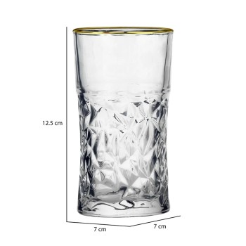 Yamasin Morocco 290 ml Water Glass Set of 6 Yamasin Morocco 290 ml Water Glass Set of 6