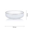 YAMASIN 2PCS CRSYTAL BOWL WITH GOLD LINE