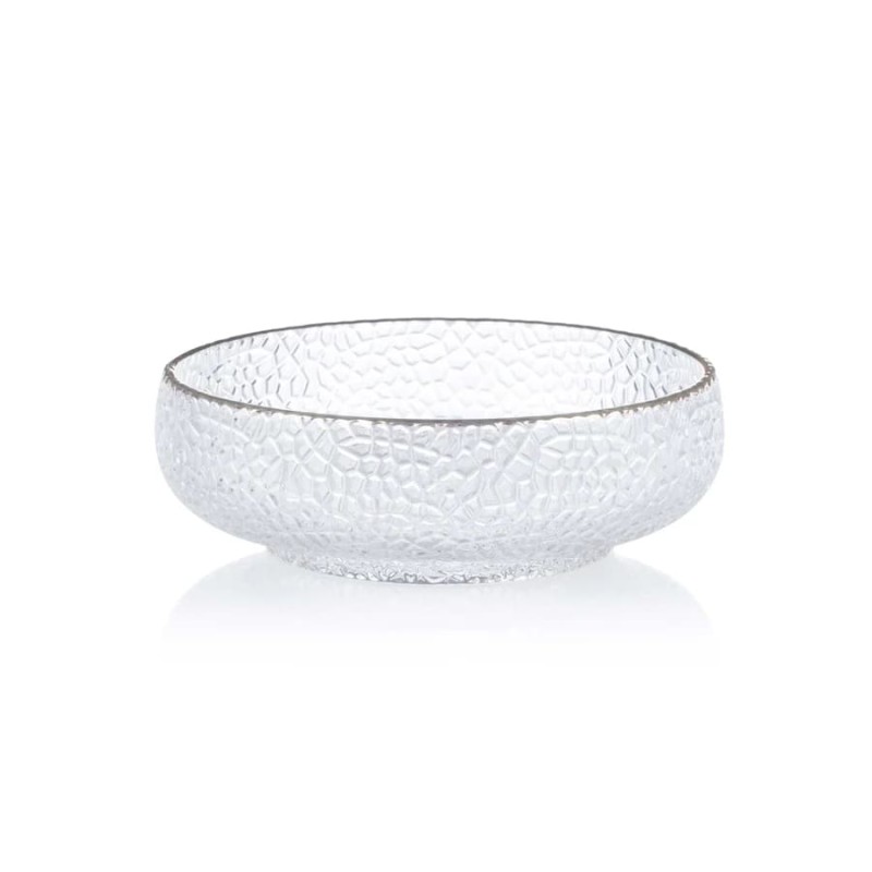 YAMASIN 2PCS CRSYTAL BOWL WITH GOLD LINE