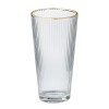 Yamasin Crystal 370 ml Water Glass With Gold Line Set of 6