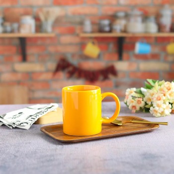 Yamasin Elegant Milk Mug 320Ml Set of 1Pc -Orange