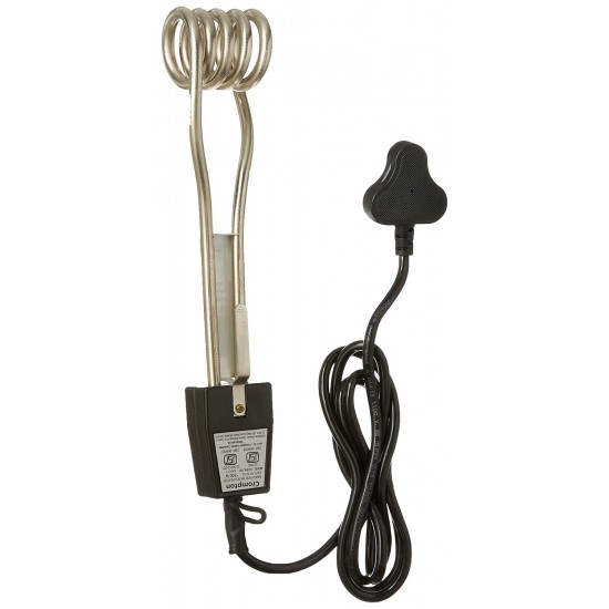 Crompton IHL 152 1500-Watt Immersion Water Heater with Copper Heating Element (Black)